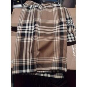 Men's size 38 waist by 29 length plaid H & M relaxed fit dress pants new w tags